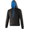 Kapuzenpullover Kapuzensweatshirt Damen Schwarz S