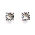 Ohrstecker Brilli Damen Goldrosa ONE SIZE