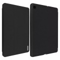 Dux Ducis - Samsung Galaxy Tab S6 Lite Tasche Smart Cover Gummi Schutzhülle Stoff Design - Schwarz