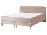 Boxspring Bett aus Samtstoff Skandinavisch MARQUISE Boxspring Bett aus Samtstoff Skandinavisch MARQUISE