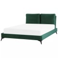 Bett mit Lattenrost aus Samtstoff Modern MELLE Bett mit Lattenrost aus Samtstoff Modern MELLE