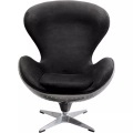 KARE Design - Drehsessel Lounge Black Graphit, One Size, Schwarz