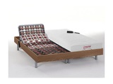 Matratzen elektrischer Lattenrost 2er-Set Latex - 1 Zone - 2x 70 x 190 cm - Helle Naturfarben - ETHER von Matratzen elektrischer Lattenrost 2er-Set Latex - 1 Zone - 2x 70 x 190 cm - Helle Naturfarben - ETHER von DREAMEA