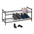 B2X - Stapelbares Schuhregal aus Metall, 70 CM
