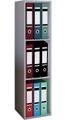MID.YOU Aktenregal 34/107/29 cm , Offas 3-Fach , Grau , Holzwerkstoff , 34x107x29 cm , melaminharzbeschichtet,Nachbildung , erweiterbar , 000657011411