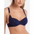 Badeanzug-oberteil Mit Bügeln Okinawa Damen Blau C/38