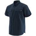 Button Up Kurzarm Arbeitshemd Herren Marine S