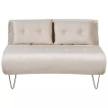 2 Sitzer Sofa aus Samtstoff Glamourös VESTFOLD 2 Sitzer Sofa aus Samtstoff Glamourös VESTFOLD
