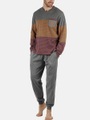 Pyjama Hausanzug Hose Und Oberteil Rayas Fixie Bikes Herren Grau M