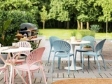 Set mit 4 Stühlen aus Polypropylen Modern OSTIA Set mit 4 Stühlen aus Polypropylen Modern OSTIA