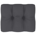 vidaXL, vidaXL Palettensofa-Kissen Anthrazit 50x40x12 cm