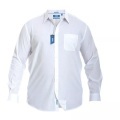 Duke Clothing Langarmhemd »Herren Aiden Kingsize, regulärer Schnitt«