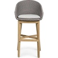 mutoni Garten Deluxe, Garten Barhocker Coachella mit Kissen Stone