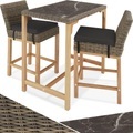 Rattan Bartisch Kutina mit 2 Stühlen Latina Rattan Bartisch Kutina mit 2 Stühlen Latina