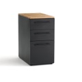 Schreibtischunterschrank Hiba mit 3 Schubladen Schreibtischunterschrank Hiba mit 3 Schubladen