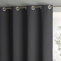 Verdunklungsvorhang Voda Mit Ösen Unisex Grau 140x180 cm