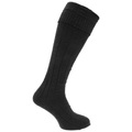 Schottische Hochlandkleidung Wolle Kilt Hose Socken (1 Paar) Herren Schwarz 39-43