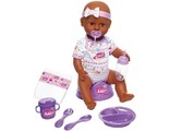 SIMBA Babypuppe »New Born Baby«, (1 tlg.), Violettes Zubehör