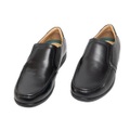 Roamers, Leder Xxx Extra Weit Schuhe Unisex Schwarz 47