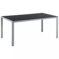 Gartentisch Glas schwarz CATANIA