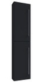 MID.YOU Hochschrank 33/150/22 cm , VCB 6 , Schwarz , Holzwerkstoff , 33x150x22 cm , melaminharzbeschichtet,melaminharzbeschichtet,Nachbildung,Nachbildung , hängend , 000657016302