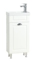 2-tlg Badmöbel Set Gäste WC Gästebad Waschplatz Waschtisch klein schmal Landhaus Casalo M 2-tlg Badmöbel Set Gäste WC Gästebad Waschplatz Waschtisch klein schmal Landhaus Casalo M
