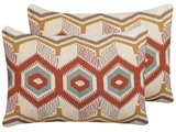 Kissen 2er Set aus Baumwolle Boho MAJRA Kissen 2er Set aus Baumwolle Boho MAJRA