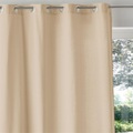 Vorhang Panama Unisex Beige 140x180 cm