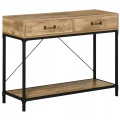 HOMCOM - Konsolentisch, One Size, Braun