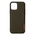 Dux Ducis - iPhone 12 / iPhone 12 Pro Hybrid Hülle TPU Bumper + Nylon Rückseite - Dunkelgrün / Schwarz