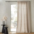 Vorhang Private Mit Faltenband Unisex Beige 140x350CM