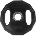 Tunturi, Tunturi - Gummierte 5 kg Hantelscheibe 50 mm Schwarz