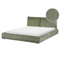 Bett mit Lattenrost aus Cord Modern VINAY Bett mit Lattenrost aus Cord Modern VINAY