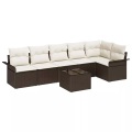 VidaXL - Garten-sofa poly-rattan, One Size, Braun