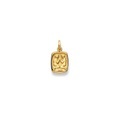 Anhänger Sternzeichen Zwillinge Gelbgold 750, 19x10mm Damen Gelbgold ONE SIZE
