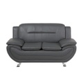 2 Sitzer Sofa aus Kunstleder Modern LEIRA 2 Sitzer Sofa aus Kunstleder Modern LEIRA