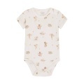 Hust and Claire - Bambus Body kurzarm Buller, 74, Multicolor