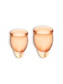 Feel Confident Menstruationstasse Orange | Satisfyer