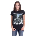 The Beatles, Tshirt Logo Damen Schwarz M