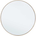 Spiegel Nucleos rund mit Rahmen Gold 60x60