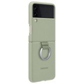 Samsung, SAMSUNG Silicone Cover - Schutzhülle mit Ring (Passend für Modell: Samsung Galaxy Z Flip3 5G)