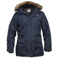 Lovet Parka Mit Kunstfellbesatz Herren Marine XL