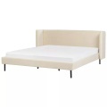 Bett mit Lattenrost aus Samtstoff Klassisch ARETTE Bett mit Lattenrost aus Samtstoff Klassisch ARETTE