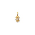 Anhänger Sternzeichen Fische Gelbgold 750, 19x8mm Damen Gelbgold ONE SIZE