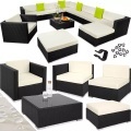 Rattan Lounge mit Aluminiumgestell Las Vegas Rattan Lounge mit Aluminiumgestell Las Vegas