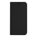 Dux Ducis - iPhone 13 Mini Flip Wallet Cover Leder Tasche - Schwarz