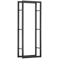 HOMCOM, HOMCOM - Kaminholzständer, One Size, Schwarz