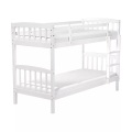 Beliani Hochbett Weiss 90 x 200 cm REVIN