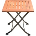 Garten Beistelltisch Wien Eukalyptus Natur 45x45 Unisex Braun ONE SIZE