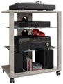 MID.YOU, MID.YOU Tv-rack , Folas , Grau , Holzwerkstoff , 60x70x41 cm , melaminharzbeschichtet,Nachbildung , Kabeldurchlass , 000657031602